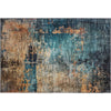 Piper Looms Mayfield Abstract AMF1206 Teal Machine Washable Area Rug Scatter Main Image
