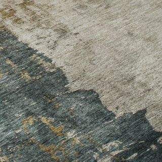 Piper Looms Mayfield Abstract AMF1207 Taupe Machine Washable Area Rug Swatch Image