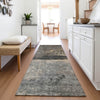 Piper Looms Mayfield Abstract AMF1208 Coffee Machine Washable Area Rug Runner Lifestyle Image Feature