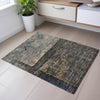 Piper Looms Mayfield Abstract AMF1208 Coffee Machine Washable Area Rug Scatter Lifestyle Image Feature