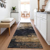 Piper Looms Mayfield Abstract AMF1209 Charcoal Machine Washable Area Rug Runner Lifestyle Image Feature