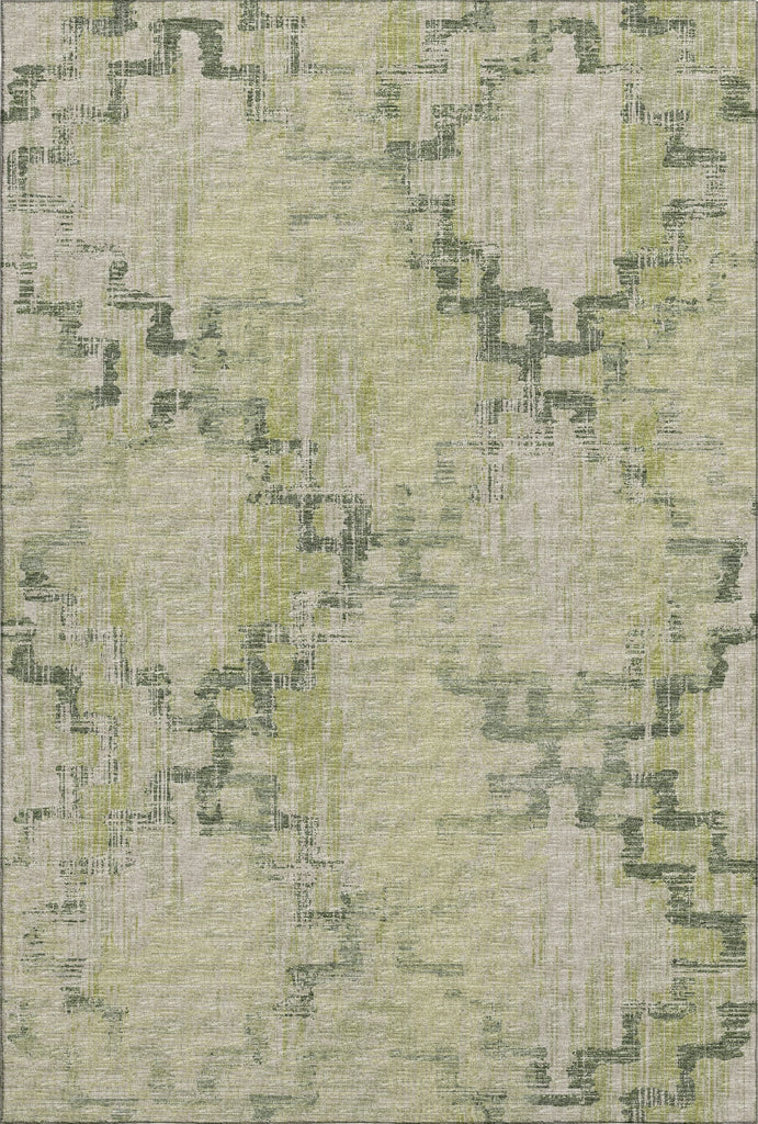 Piper Looms Mayfield Tribal AMF121 Green Machine Washable Area Rug main image