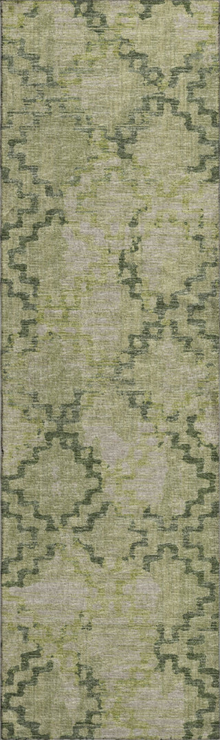 Piper Looms Mayfield Tribal AMF121 Green Machine Washable Area Rug Runner Main Image