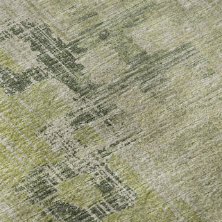 Piper Looms Mayfield Tribal AMF121 Green Machine Washable Area Rug Swatch Image