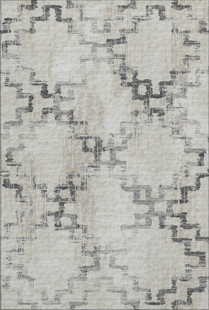 Piper Looms Mayfield Tribal AMF121 Taupe Machine Washable Area Rug main image