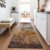 Piper Looms Mayfield Abstract AMF1210 Paprika Machine Washable Area Rug Runner Lifestyle Image Feature
