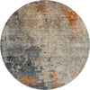 Piper Looms Mayfield Abstract AMF1212 Khaki Machine Washable Area Rug Round Main Image
