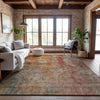 Piper Looms Mayfield Abstract AMF1213 Tan Machine Washable Area Rug Lifestyle Image Feature