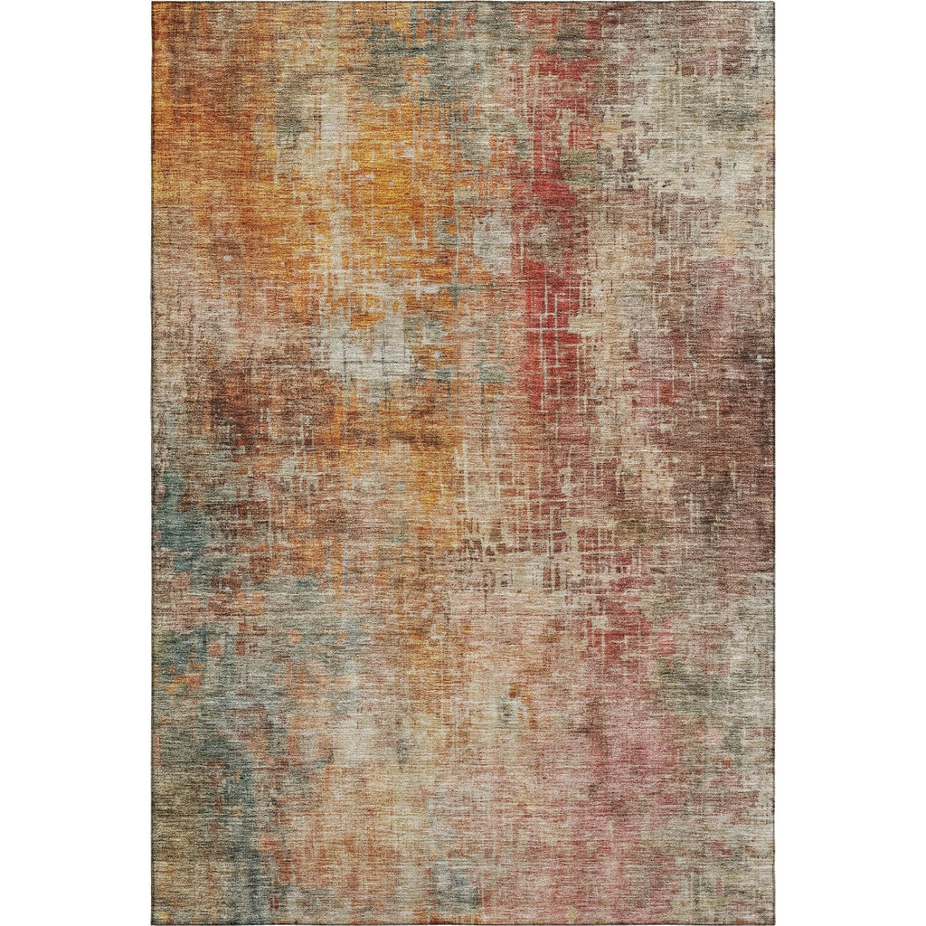 Piper Looms Mayfield Abstract AMF1213 Tan Machine Washable Area Rug main image