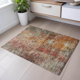 Piper Looms Mayfield Abstract AMF1213 Tan Machine Washable Area Rug Scatter Lifestyle Image Feature