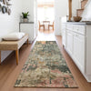 Piper Looms Mayfield Abstract AMF1214 Sage Machine Washable Area Rug Runner Lifestyle Image Feature