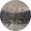 Piper Looms Mayfield Abstract AMF1215 Taupe Machine Washable Area Rug Round Main Image