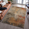 Piper Looms Mayfield Abstract AMF1216 Khaki Machine Washable Area Rug Lifestyle Image Feature