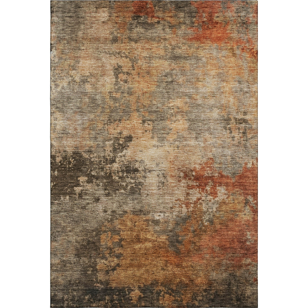 Piper Looms Mayfield Abstract AMF1216 Khaki Machine Washable Area Rug main image