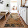 Piper Looms Mayfield Abstract AMF1216 Khaki Machine Washable Area Rug Runner Lifestyle Image Feature