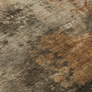 Piper Looms Mayfield Abstract AMF1216 Khaki Machine Washable Area Rug Swatch Image