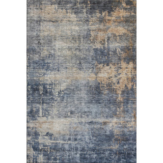 Piper Looms Mayfield Abstract AMF1217 Denim Machine Washable Area Rug main image