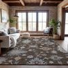 Piper Looms Mayfield Global AMF1218 Chocolate Machine Washable Area Rug Lifestyle Image Feature