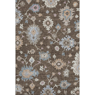 Piper Looms Mayfield Global AMF1218 Chocolate Machine Washable Area Rug main image