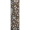 Piper Looms Mayfield Global AMF1218 Chocolate Machine Washable Area Rug Runner Main Image