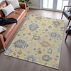 Piper Looms Mayfield Global AMF1218 Gold Machine Washable Area Rug Lifestyle Image Feature