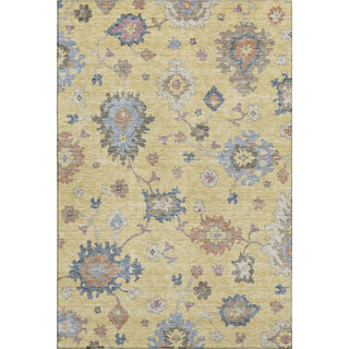 Piper Looms Mayfield Global AMF1218 Gold Machine Washable Area Rug main image
