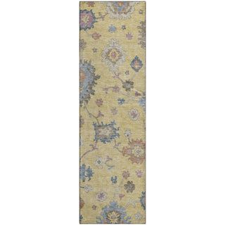 Piper Looms Mayfield Global AMF1218 Gold Machine Washable Area Rug Runner Main Image