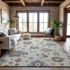 Piper Looms Mayfield Global AMF1218 Ivory Machine Washable Area Rug Lifestyle Image Feature
