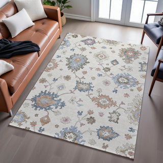 Piper Looms Mayfield Global AMF1218 Ivory Machine Washable Area Rug Lifestyle Image Feature