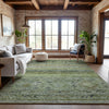 Piper Looms Mayfield Global AMF1219 Aloe Machine Washable Area Rug Lifestyle Image Feature