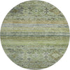 Piper Looms Mayfield Global AMF1219 Aloe Machine Washable Area Rug Round Main Image