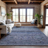 Piper Looms Mayfield Global AMF1219 Blue Machine Washable Area Rug Lifestyle Image Feature