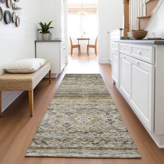 Piper Looms Mayfield Global AMF1219 Brown Machine Washable Area Rug Runner Lifestyle Image Feature