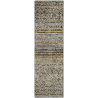 Piper Looms Mayfield Global AMF1219 Brown Machine Washable Area Rug Runner Main Image