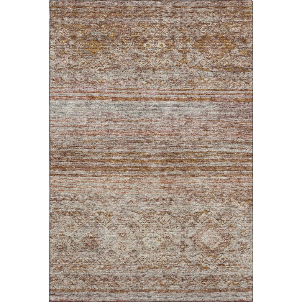 Piper Looms Mayfield Global AMF1219 Copper Machine Washable Area Rug main image
