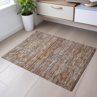 Piper Looms Mayfield Global AMF1219 Copper Machine Washable Area Rug Scatter Lifestyle Image Feature