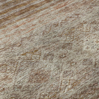 Piper Looms Mayfield Global AMF1219 Copper Machine Washable Area Rug Swatch Image