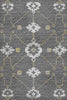 Piper Looms Mayfield Ornate: Open Field AMF122 Gray Machine Washable Area Rug main image