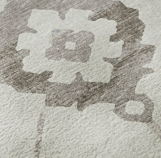 Piper Looms Mayfield Ornate: Open Field AMF122 Taupe Machine Washable Area Rug Swatch Image