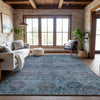 Piper Looms Mayfield Global AMF1220 Blue Machine Washable Area Rug Lifestyle Image Feature