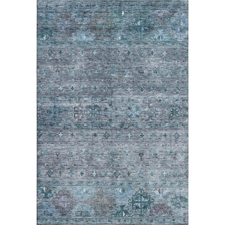 Piper Looms Mayfield Global AMF1220 Blue Machine Washable Area Rug main image