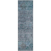 Piper Looms Mayfield Global AMF1220 Blue Machine Washable Area Rug Runner Main Image
