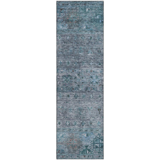 Piper Looms Mayfield Global AMF1220 Blue Machine Washable Area Rug Runner Main Image