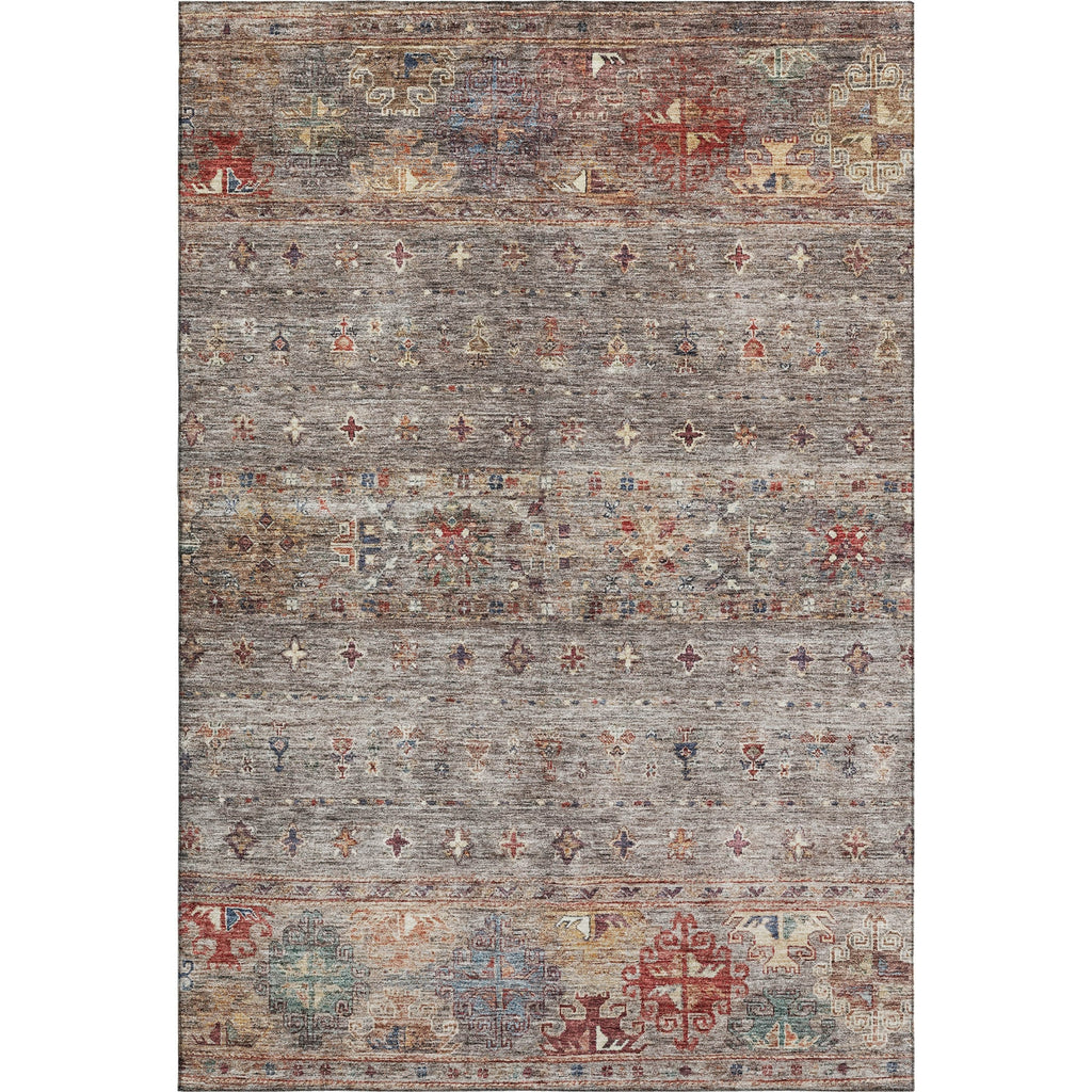 Piper Looms Mayfield Global AMF1220 Gray Machine Washable Area Rug main image