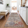 Piper Looms Mayfield Global AMF1220 Gray Machine Washable Area Rug Runner Lifestyle Image Feature