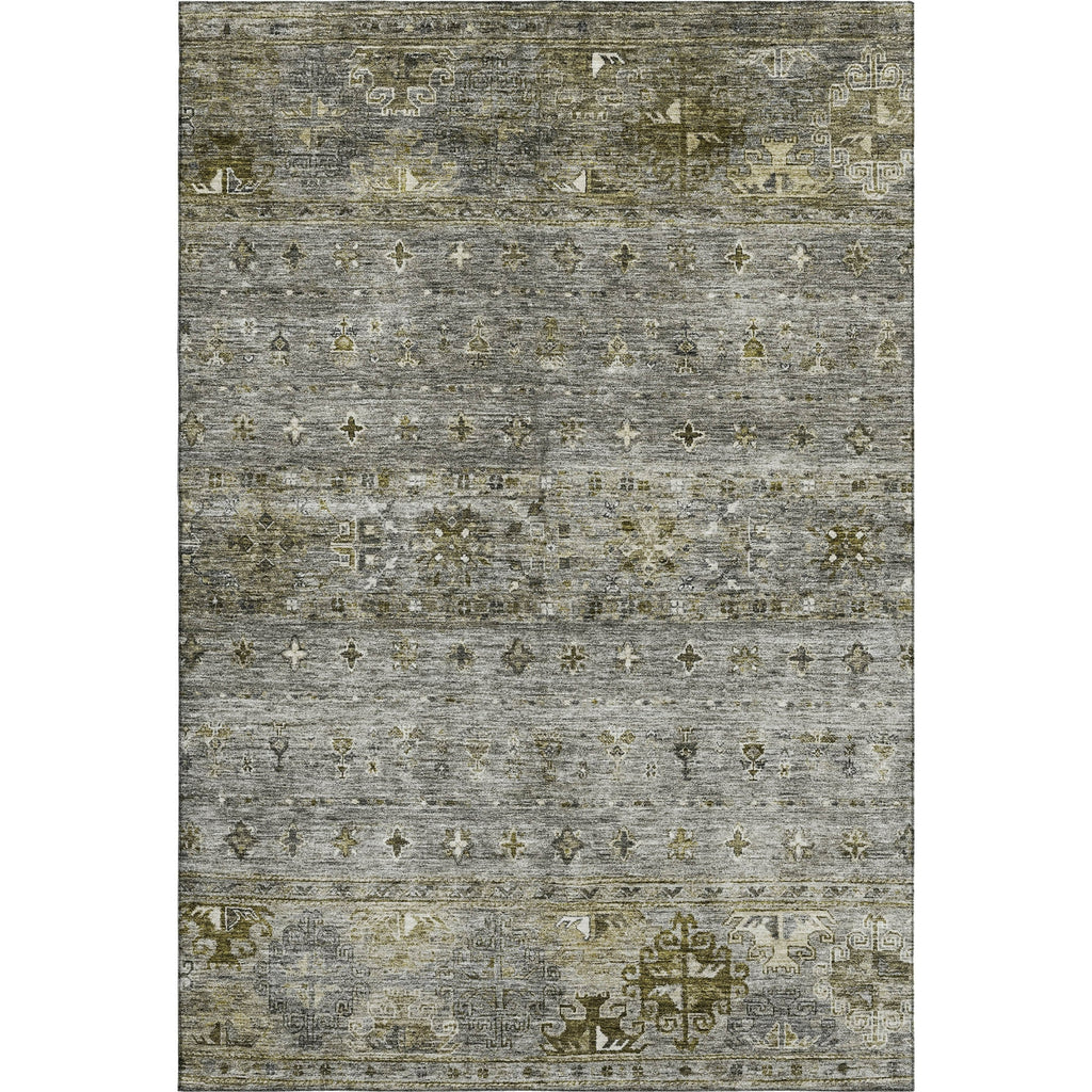 Piper Looms Mayfield Global AMF1220 Pewter Machine Washable Area Rug main image