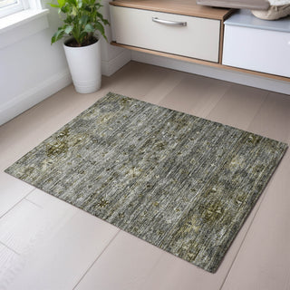 Piper Looms Mayfield Global AMF1220 Pewter Machine Washable Area Rug Scatter Lifestyle Image Feature
