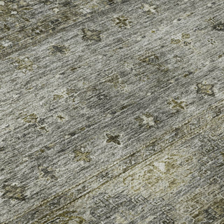 Piper Looms Mayfield Global AMF1220 Pewter Machine Washable Area Rug Swatch Image