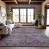 Piper Looms Mayfield Global AMF1220 Purple Machine Washable Area Rug Lifestyle Image Feature