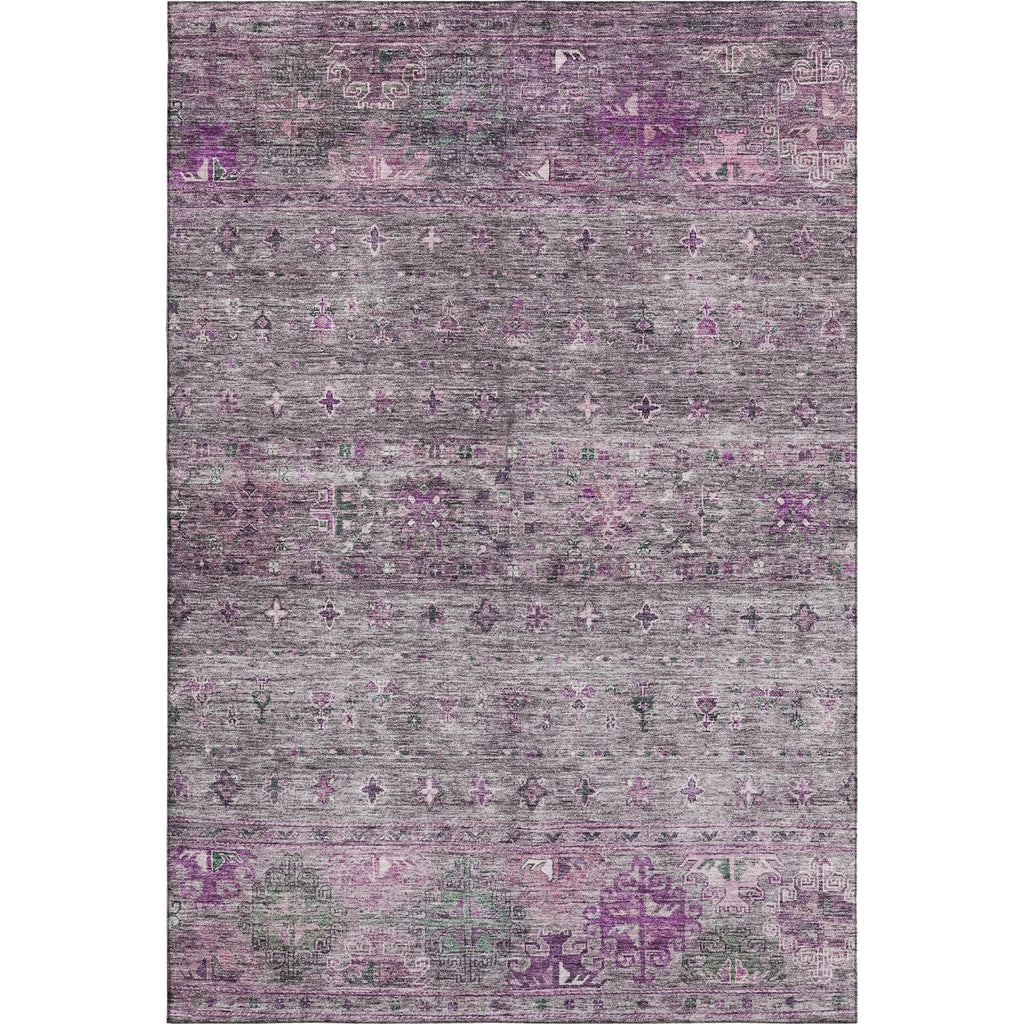 Piper Looms Mayfield Global AMF1220 Purple Machine Washable Area Rug main image